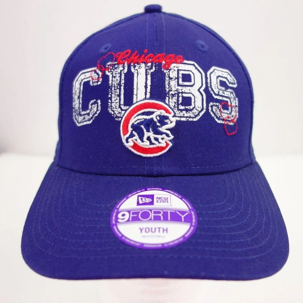 MLB Chicago Cubs Baseball Cap Hat Youth‎ Adjustable Sample New Era 9Forty New
